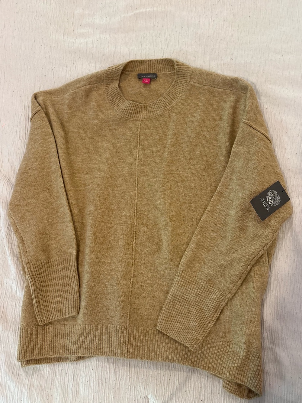 NWT Vince Camuto Women’s Sweater top in Latte Color